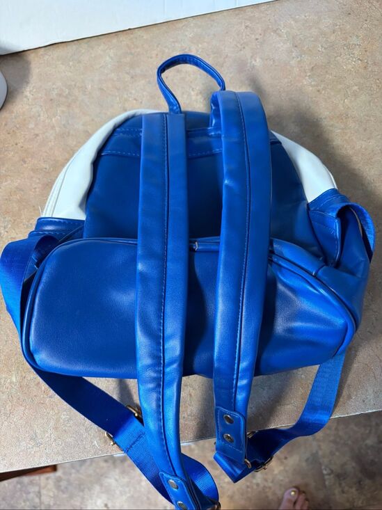 Handmade Rhinestone Donald Duck Inspired Mini Backpack Bling